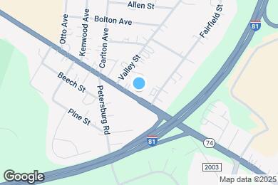 Map image of the property - 247 York Rd