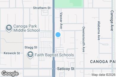 Map image of the property - 7810 Topanga Canyon Blvd