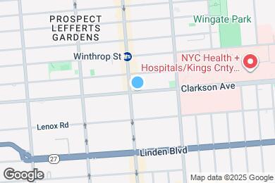 Map image of the property - 310 Clarkson Ave