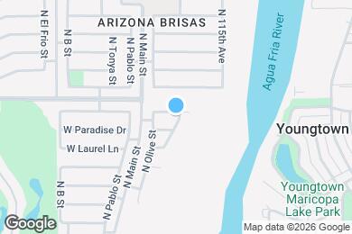 Map image of the property - 11509 W Shaw Butte Dr
