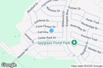 Map image of the property - 2020 Fairview Dr