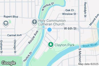 Map image of the property - 1842 Roe Ave