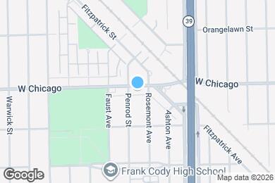 Map image of the property - 18331 W Chicago