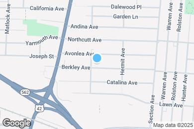 Map image of the property - 1810 Berkley Ave
