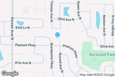 Map image of the property - 8225 Russell Ave N