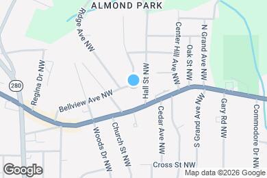 Map image of the property - 2434 Bellview Ave NW