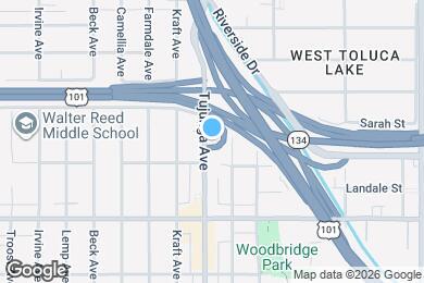 Map image of the property - 4524 Tujunga Ave
