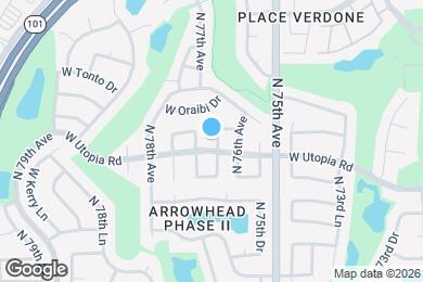 Map image of the property - 19406 N 76th Dr