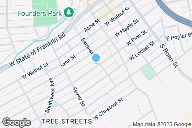 Map image of the property - 402 1/2 W Pine St