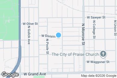 Map image of the property - 825 W Division St