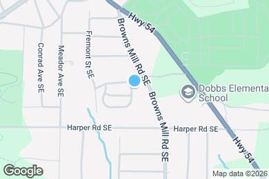 Map image of the property - 2087 Lakewood Trail SE