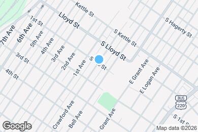 Map image of the property - 101 Crawford Ave