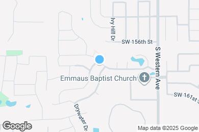 Map image of the property - 1108 SW 158th St