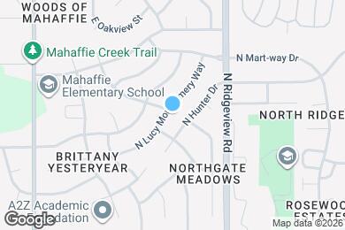 Map image of the property - 1424 N Lucy Montgomery Way
