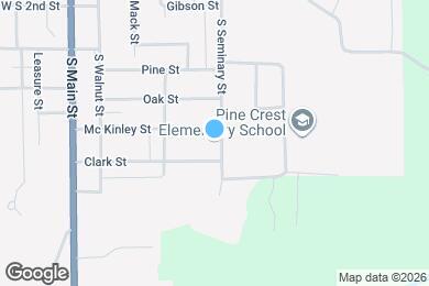 Map image of the property - 504 S Seminary St