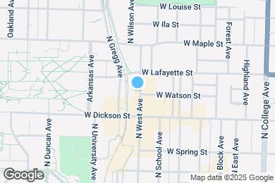 Map image of the property - 339 N West Ave