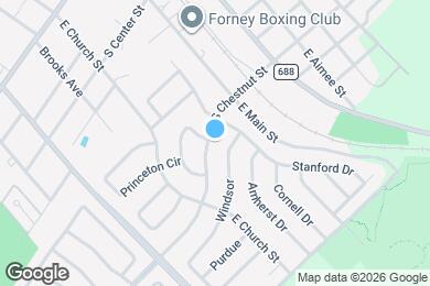 Map image of the property - 205 S Chestnut St