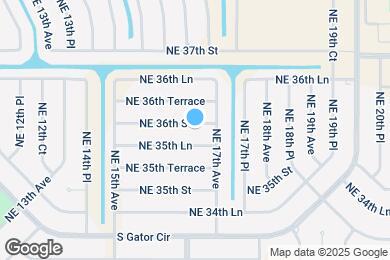 Map image of the property - 1618 NE 36th St