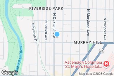 Map image of the property - 2514 N Oakland Ave