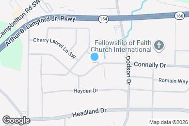 Map image of the property - 2701 Connally Dr