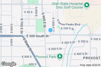 Map image of the property - 971 E 300 S