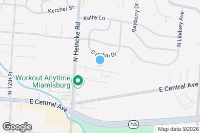 Map image of the property - Prime Estates at Miamisburg