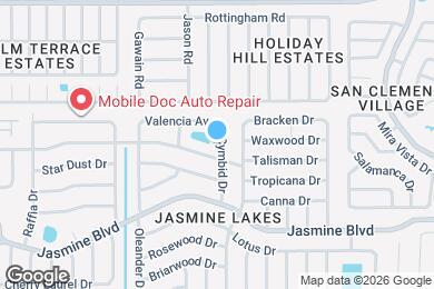 Map image of the property - 10629 Cymbid Dr