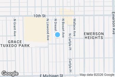Map image of the property - 853 N Drexel Ave