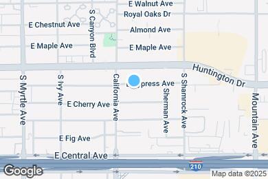 Map image of the property - 424 E Cypress Ave