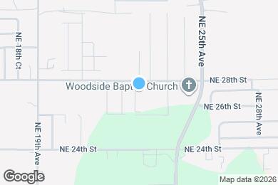 Map image of the property - 2705 NE 23rd Ave