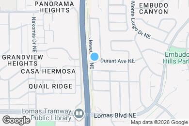 Map image of the property - 13400 Durant Ave NE