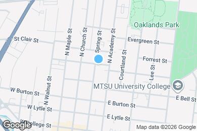 Map image of the property - 522 N Spring St