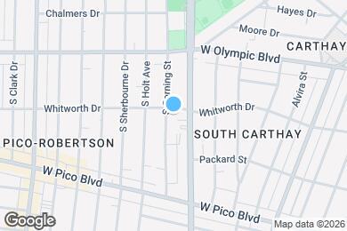 Map image of the property - 1108 S Corning St