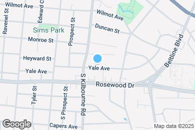 Map image of the property - 3825 Yale Ave