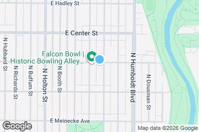 Map image of the property - 823 E Clarke St