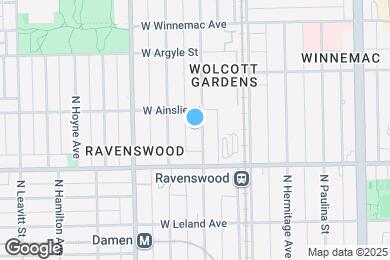 Map image of the property - 4838 N Wolcott Ave