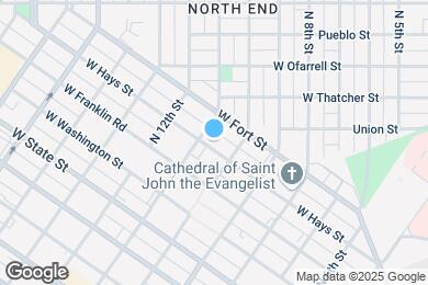 Map image of the property - 1016 W Hays St
