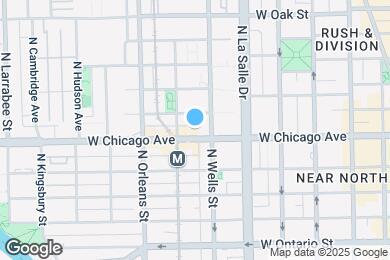 Map image of the property - 216 W Chicago Ave