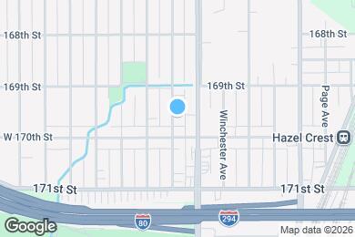 Map image of the property - 16963 Shea Ave