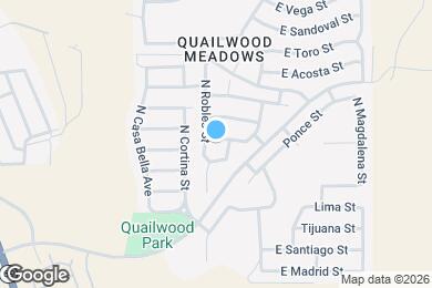 Map image of the property - 12793 E Moreno St