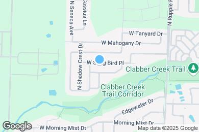 Map image of the property - 4093 W Song Bird Pl