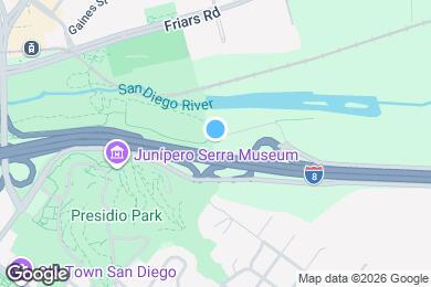 Map image of the property - 5875 Friars Rd