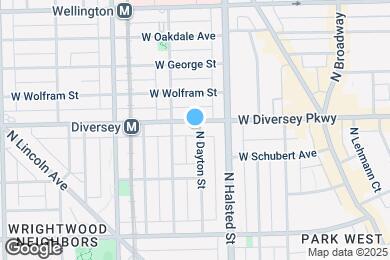 Map image of the property - 835 W Diversey Pky