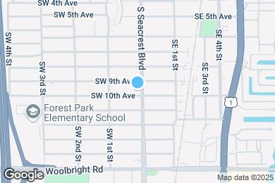 Map image of the property - 101 SW 10th Ave