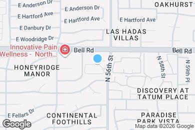 Map image of the property - 16818 N 56th St