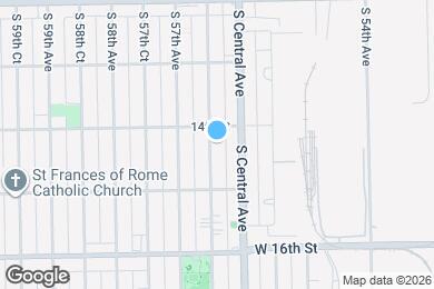 Map image of the property - 1411 S 56th Ct