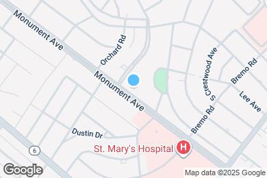 Map image of the property - 6208 Monument Ave