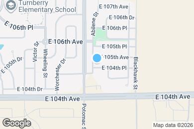 Map image of the property - 13823 E 104th Pl