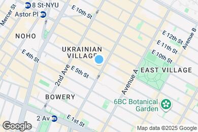 Map image of the property - 103 1st Ave