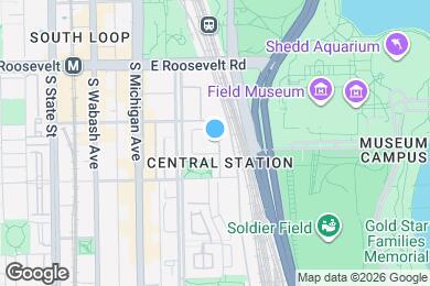 Map image of the property - 1215 S Indiana Ave